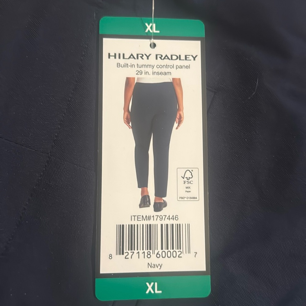 Hilary Radley Navy Pants XL